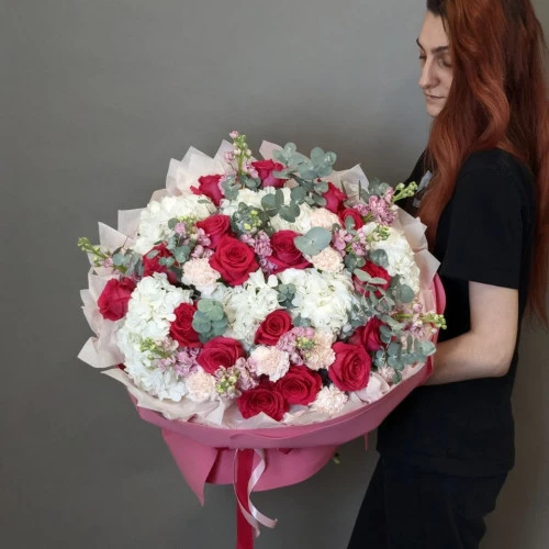 Букет Малиновый щербет