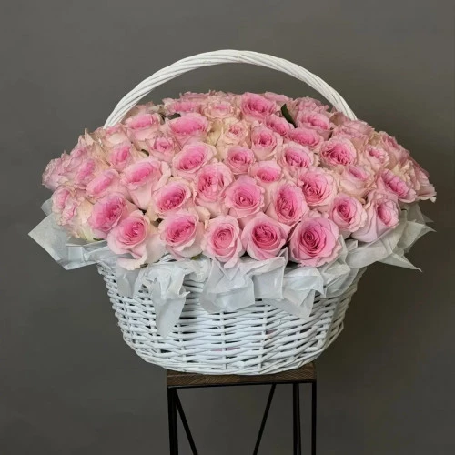 Корзина с цветами №40