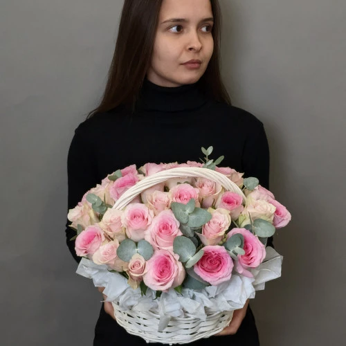 Корзина с цветами №50